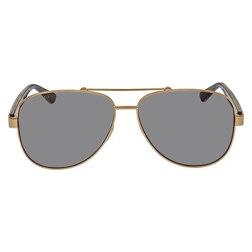 Kính Mát Gucci Grey Aviator Men's Sunglasses GG0528S 006 63-2